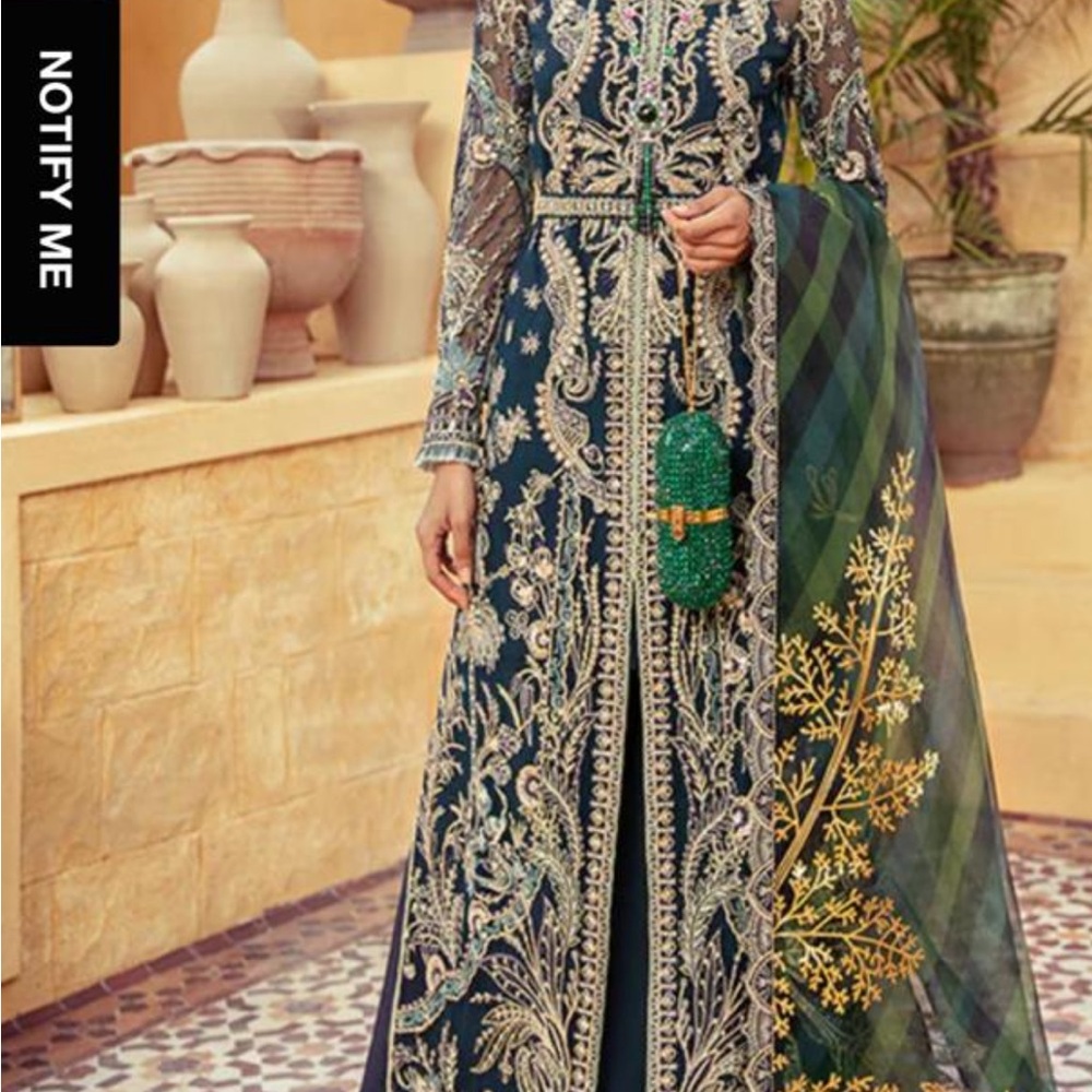 Suffuse Pakistani designer wedding Long Sleeve Embroidered Dress